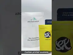 Child Resistant Zipper Weed Packaging Smell Proof Foil Pouch for CBD gummies