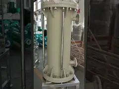 Highly Durable Plastic Tubular Heat Exchanger Vertical Heat Exchanger CE Certified