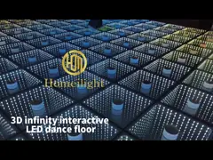 3d Mirror Interactive Dance Floor with 600KG Per Square Meter Weight Capacity