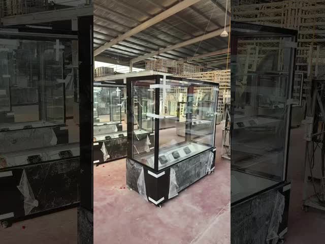 Air Cooling Right Angles Cake Display Case Cake Bread Showcase