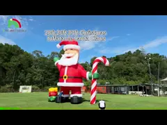 20ft 26ft 33ft Christmas Outdoor Decoration Giant Inflatable Santa Claus For Advertisement