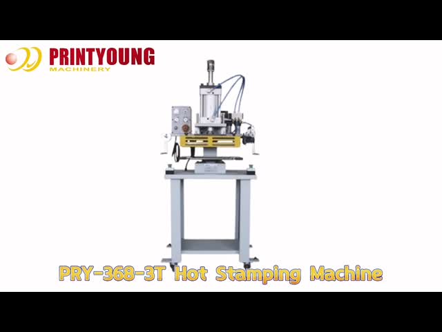 PRY-368-3T Pneumatic Paper Hot Foil Stamping Machine with Functions of Automatic Constant Temperature Controlling