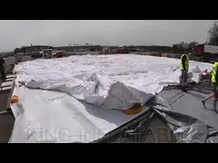 Высококачественный светодиодный кубический праздник ночной клуб палатка белый надувный ночной клуб для вечеринки video