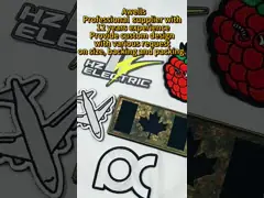 Полностью вышитый железный / швейный вышитый пластырь для одежды video