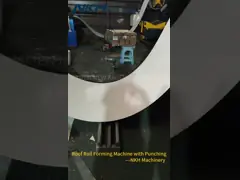 YX25-200-800 Roof Panel Roll Forming Machine with On-line Punching Metal Roll Forming Machine