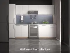 HPL / HPDL дверные кухонные шкафы полные наборы с современным стилем и прочной основой раковины video