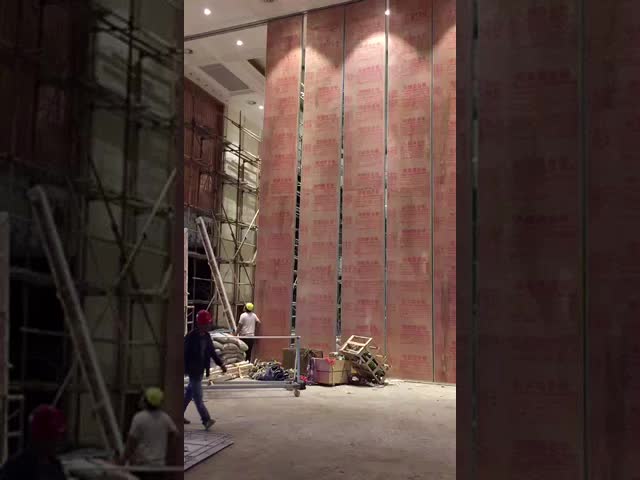 2000mm-6000Mm Height Acoustic Folding Partition Walls Commercial Fireproof