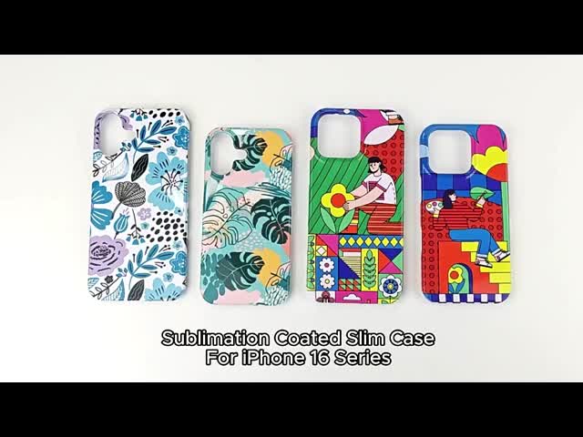 カスタム ロゴ 3D サブライメーション スリム 電話ケース iPhone 14 と iPhone 15 と iPhone 16 のための空白