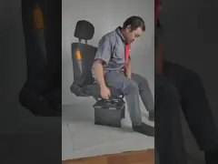 Mechanical Suspension Rotating Base Height Adjustable Train Seat