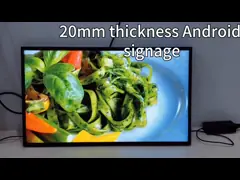 43 inch ultra slim wall mounted hight resolution LCD display with LCD advertising LCD screens