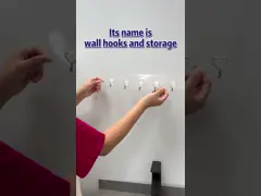 шкаф крюка стены Bathroom вешалки крюка 8kg полотенца 380mm Loadable video