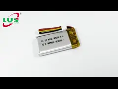 3.7V 250mAh LP502030 Lipo rechargeable batteries 250mah flat Lithium-ion polymer battery