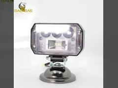 80V LED travail métal léger blanc jaune double couleur clignotant pièces détachées de moto