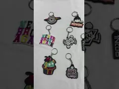 Персонализированный крутой размер ключевой цепи ПВК небольшой 3,5 дюйма высоты video