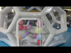 Inflatable Dome Bubble Tent Transparent Camping Inflatable Football Bubble Tent With Balloon