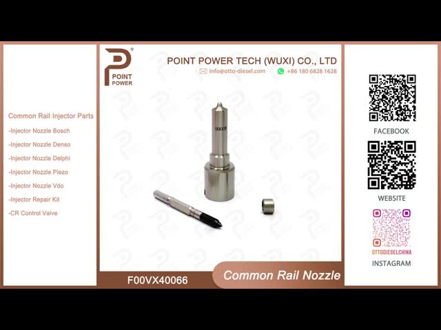 F00VX40066 Bosch Piezo Nozzle For Injectors 0445117021/022/076 0986435413