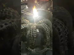 PDC Бит 5-7/8 дюйма 7 лезвия твердого камня алмазного бурового инструмента video