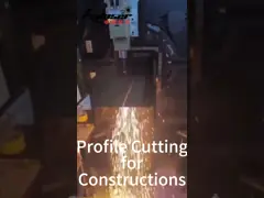 H beam 6000w laser cutting machine