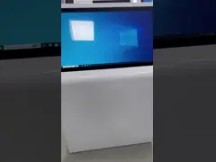 На полу стоящий 43 дюймовый киоск с сенсорным экраном Интерактивный рекламный информационный киоск video