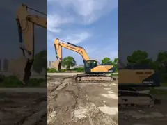 Hydraulic tracked excavator, original Hyundai 220LC-9 excavator Discounted Price video