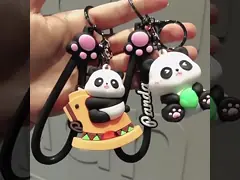 Des porte-clés personnalisés pour les filles, des enfants, un sac à dos en caoutchouc, un pendentif.