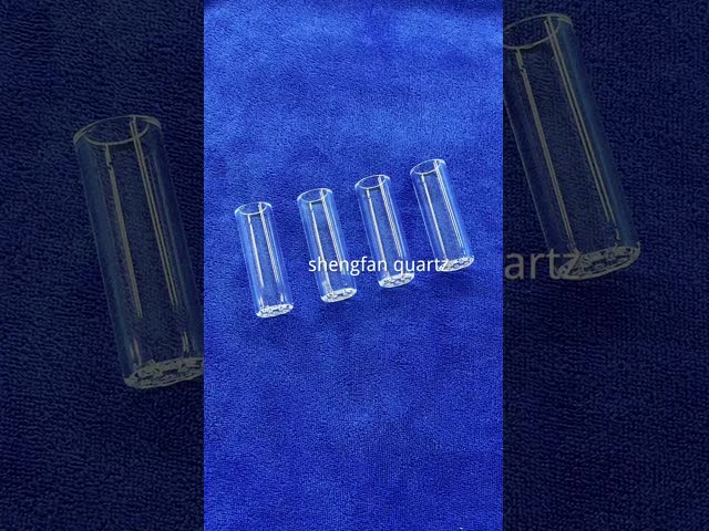 Factory Custom High Temperature And Corrosion Resistant Quartz Pipe End Perforated Sealing