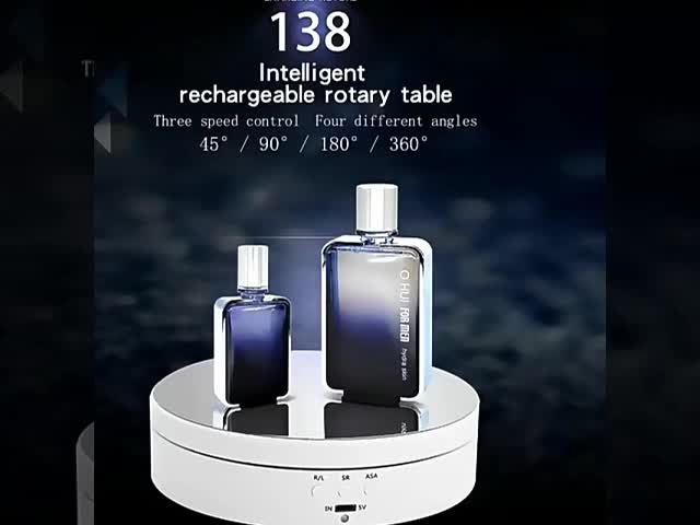 13.8cm Advertising Electric Rotating Display Stand For Commercial Devices