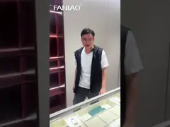 Древесное зерно современный ходьба в шкафу на заказ с дизайном сапоги для обуви video