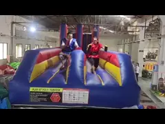 Aufblasbare Bungee Run Challenge Spiele Interaktives Spielsystem