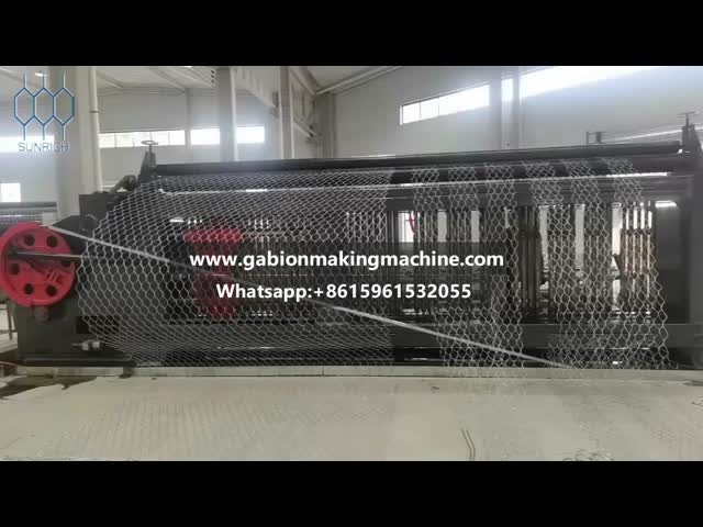 Automatic Hexagonal Wire Machine , Wire Mesh Weaving Machine For Mesh Coop