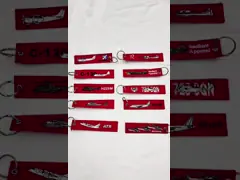 Бирка вышитая цветом Кейчайн 150*25ММ персонализированное вышитое Кейчайнс ПМС video