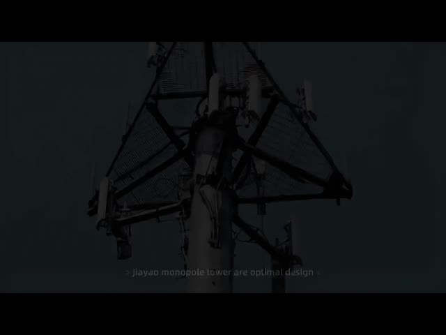 通信 アンテナ マストタワー 3脚 / 4脚 管状自立アンテナタワー