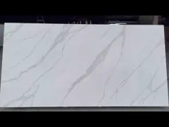 3200x1600mm White Quartz Kitchen Countertops Scratch Resistant