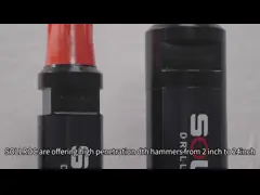 Сталь 6'' QL60 Down The Hole Hammer Черный цвет для карьерных услуг video