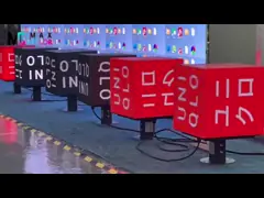 Circle Shape Front Service Commercial LED Display 1R1G1B Pixel With IP31 Protection