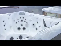 89-Jet acrílico bañera de hidromasaje para 8 personas Nuestro Jacuzzi SPA de 600 libras de capacidad
