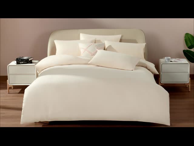 Blended Polyester Cotton Duvet Covers OEM Queen Size Duvet Cover