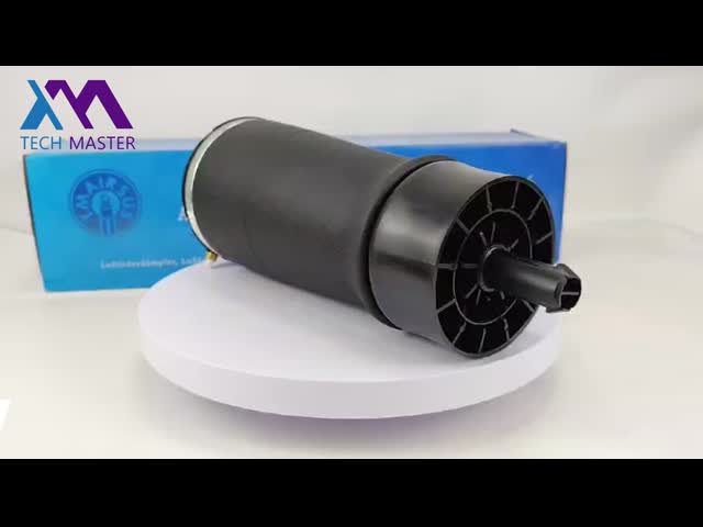 BMW E66 E65の後部空気ばねの懸濁液のための空気衝撃吸収材の空気ばねは37126785536をどなる ビデオ