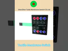 Screen Printing Medical Membrane Switch Supplier With Transparent LCD Window