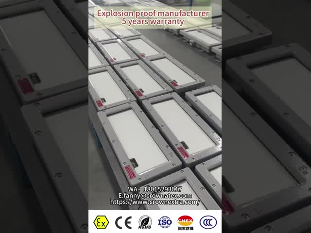 防爆型非常口サインライト – 広範囲電圧 90-300V | 危険場所向け安全・耐久性
