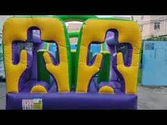 Customized PVC inflatable equipment jump bounce castle bouncy obstacle giant inflatable obstacle course