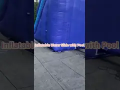 Commercial Inflatable Water Slides With Pool Slide For Kids Water Slide Inflatable