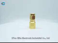 Соединитель мужчины СМА РФ мини размера латунный для кабеля ЛМР200 МФ147Б КСН3449 video