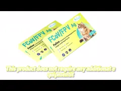 Fpv Fcov Antigen Rapid Test Kit for Feline Panleukopenia/Coronavirus Detection