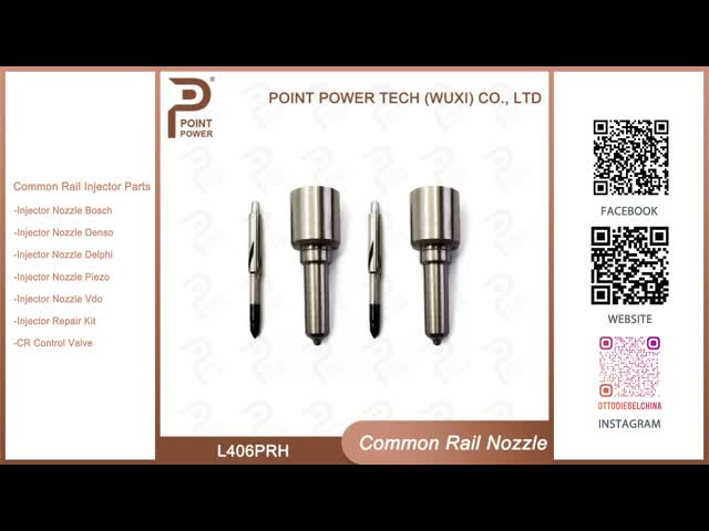 L406PRH Delphi Common Rail Injector Nozzle высокоскоростной OEM ISO9001