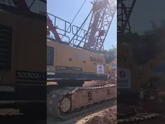 2020 SANY 60-тонный ползучий кран на складе для продажи video