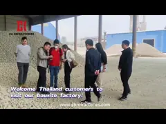 RK86 Rotary Kiln Bauxite Refractory Al2O3 Calcined 5mm Ore Aluminum