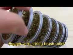 Internal Wound Brush Spring Brush Copper / Brass Wire Spring Brush For Industry Metal Deburring