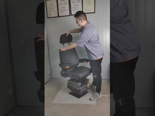 Mechanical Suspension Seat Multi-Function Adjustable For Mine Truck