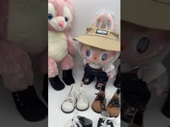 Factory Price Labubu doll handmade Decoration cloth Sweater Toy Cloth Colorful Suit Set Labubu Cartoon Dress